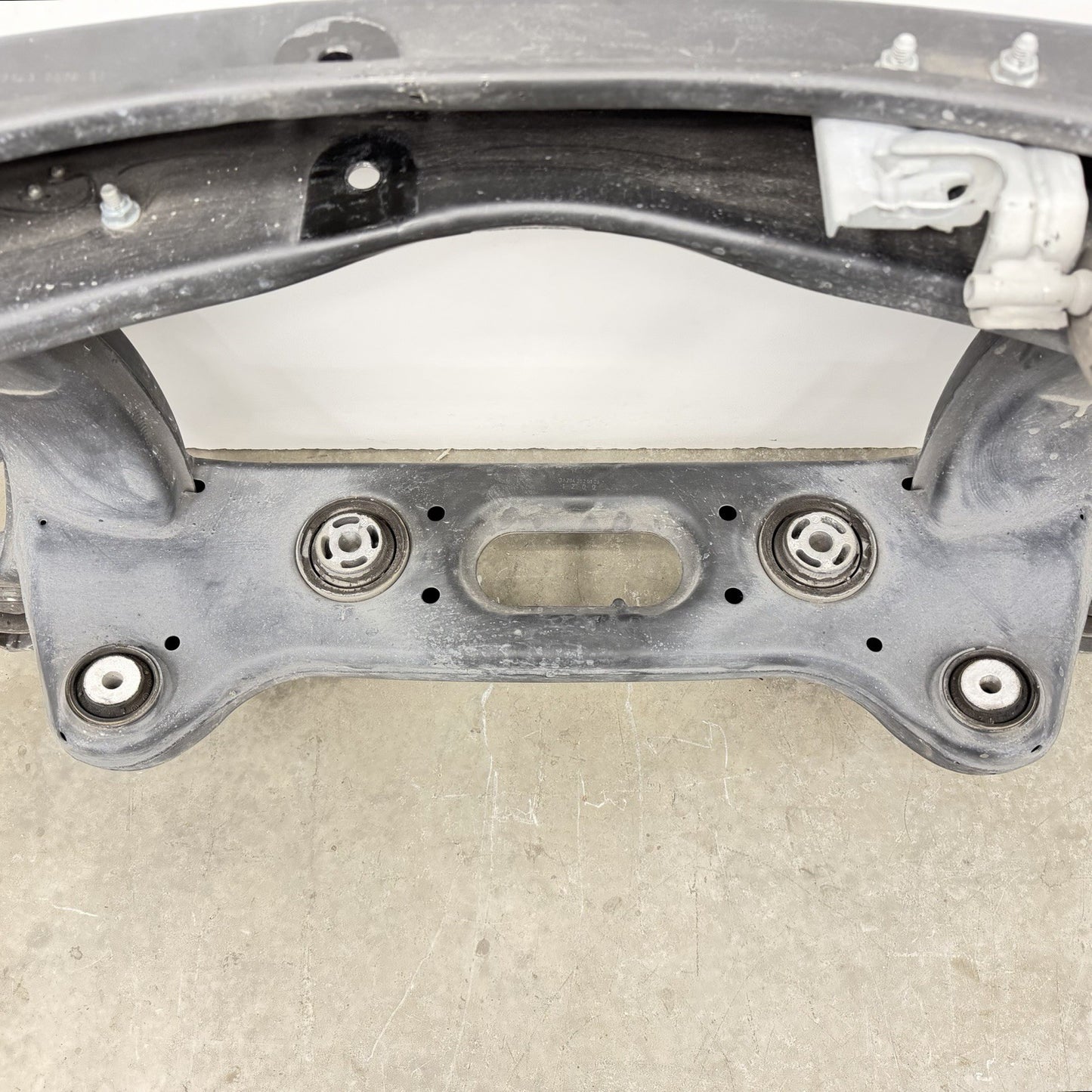08-14 Mercedes W204 C250 Rear Subframe Crossmember Cradle 2043520106 OEM