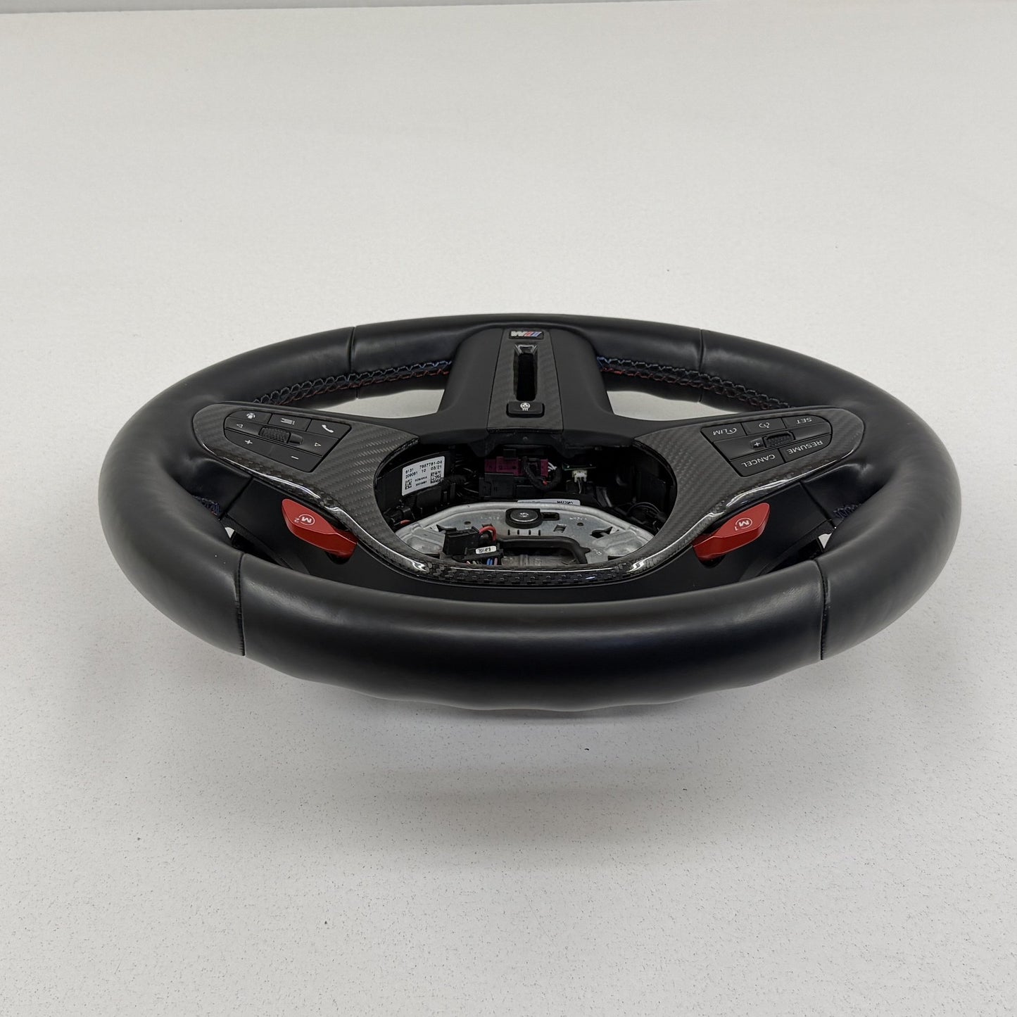 21-24 BMW M3 M4 G80 G82 M Performance Heated Steering Wheel Carbon Leather OEM