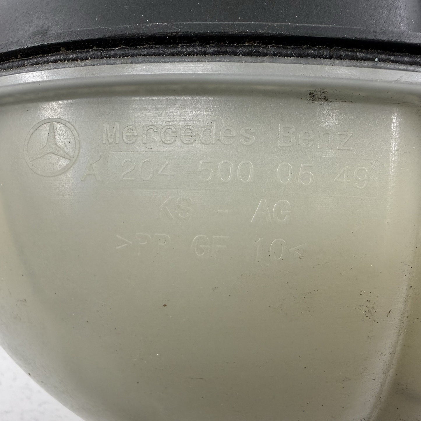 12-14 Mercedes W204 C250 Coolant Reservoir Overflow Expansion Tank Bottle OEM