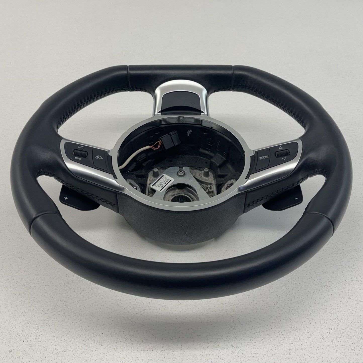 08-15 Audi TT Driver Steering Wheel Flat Bottom Leather Black 8J0419091C OEM
