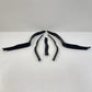 08-14 Mercedes W204 C250 Under Hood Engine Bay Weatherstrip Rubber Seal Set OEM