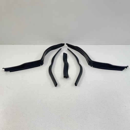 08-14 Mercedes W204 C250 Under Hood Engine Bay Weatherstrip Rubber Seal Set OEM