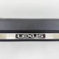 08-14 Lexus IS F Front & Rear Door Step Sill Scuff Plate Trim Panel Set OEM