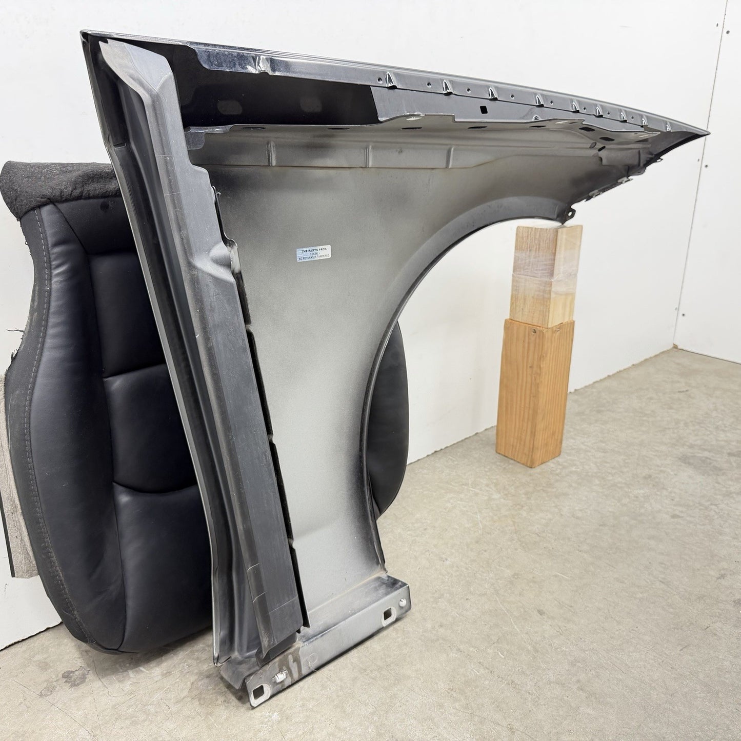 12-18 Mercedes W218 CLS550 Driver Left Front Fender Panel Black OEM
