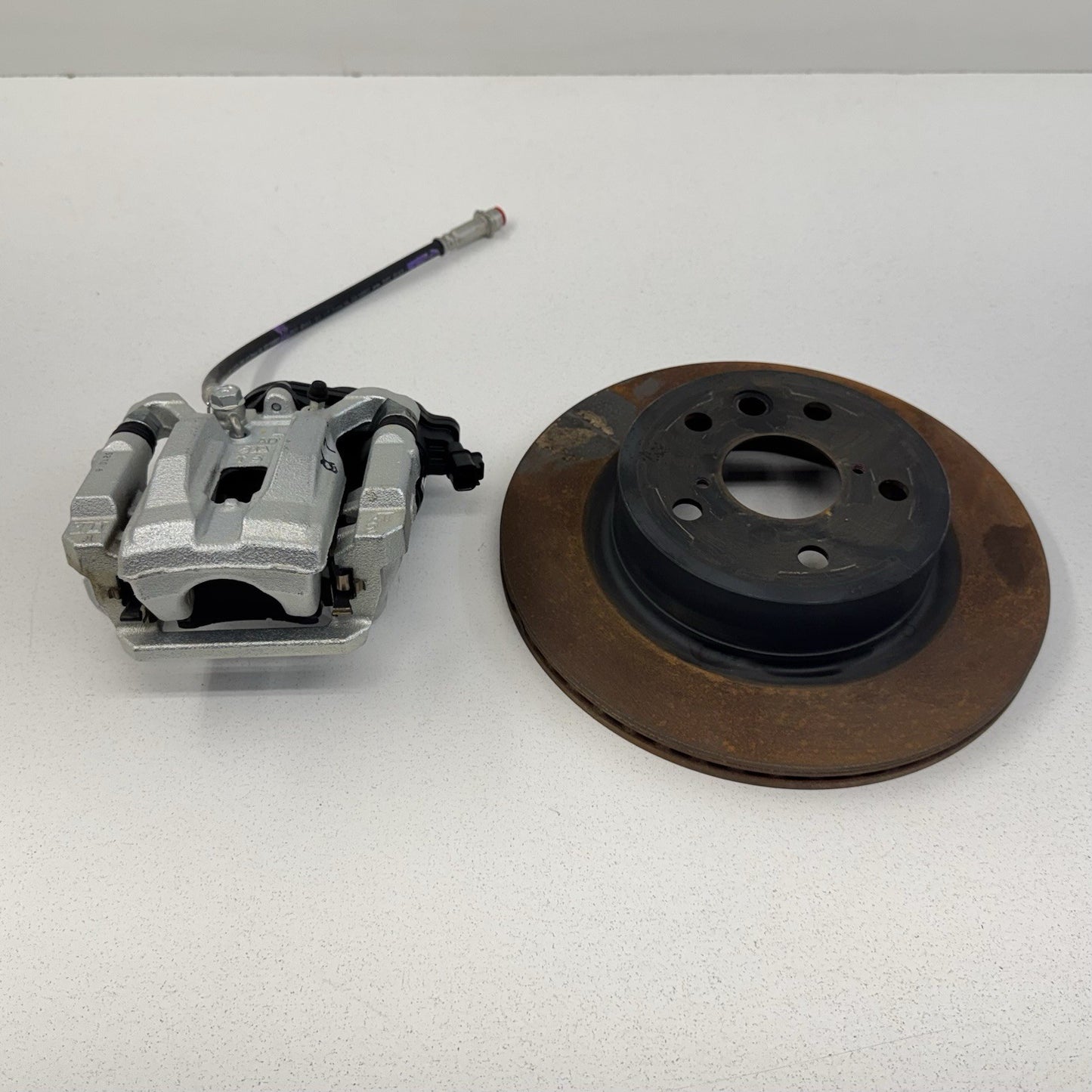 21-26 Lexus IS300 IS350 Driver Left Rear Brake Caliper W/ Rotor 12K Mile OEM