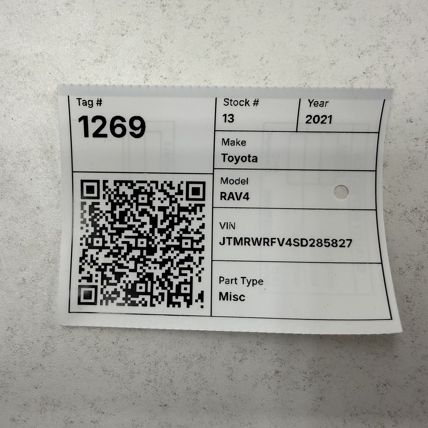2019-2025 Toyota RAV4 Hybrid Gas Cap Fuel Filler Door Release Actuator OEM