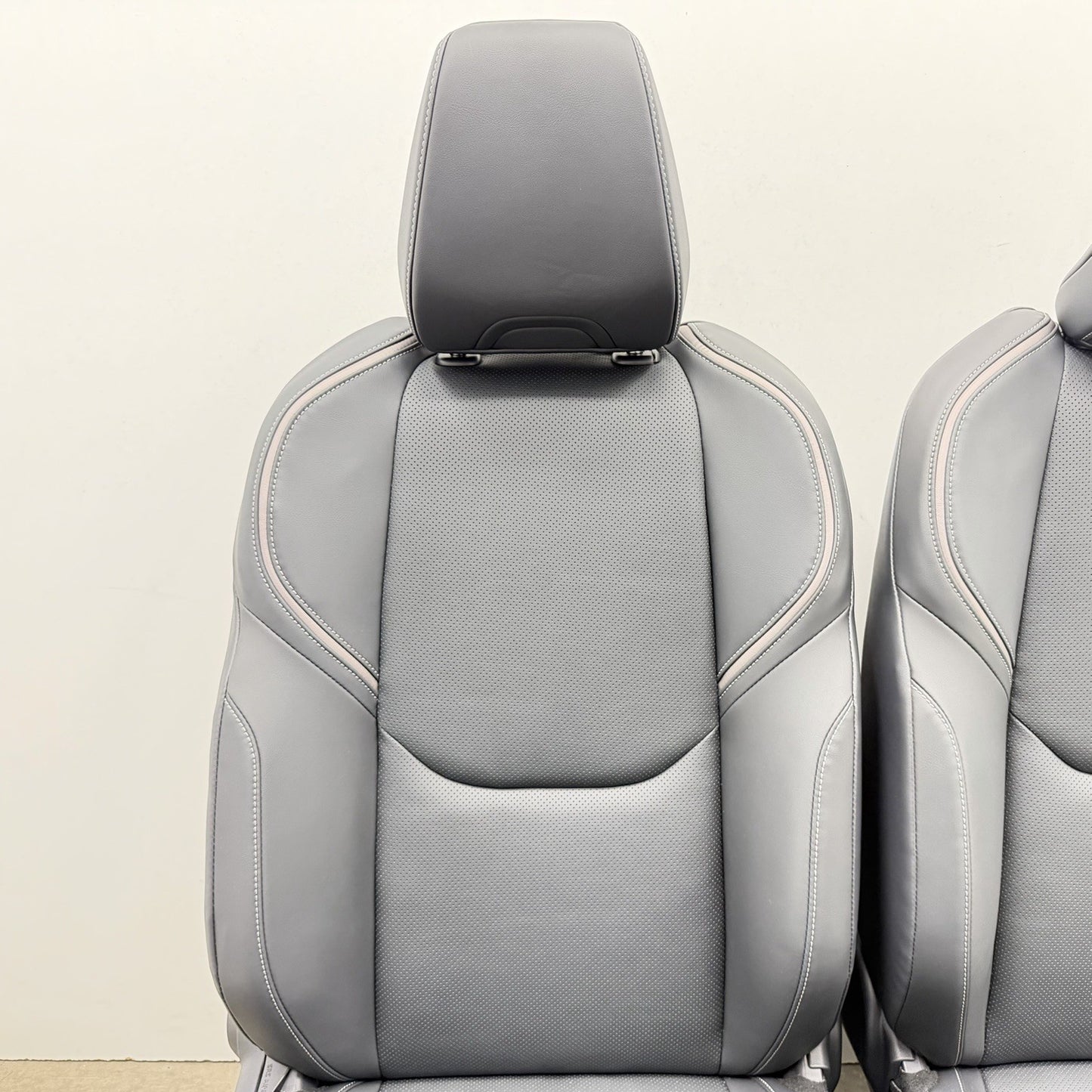 23-26 Toyota Prius Limited Front Seat Pair Heated & Ventilated Black SofTex OEM