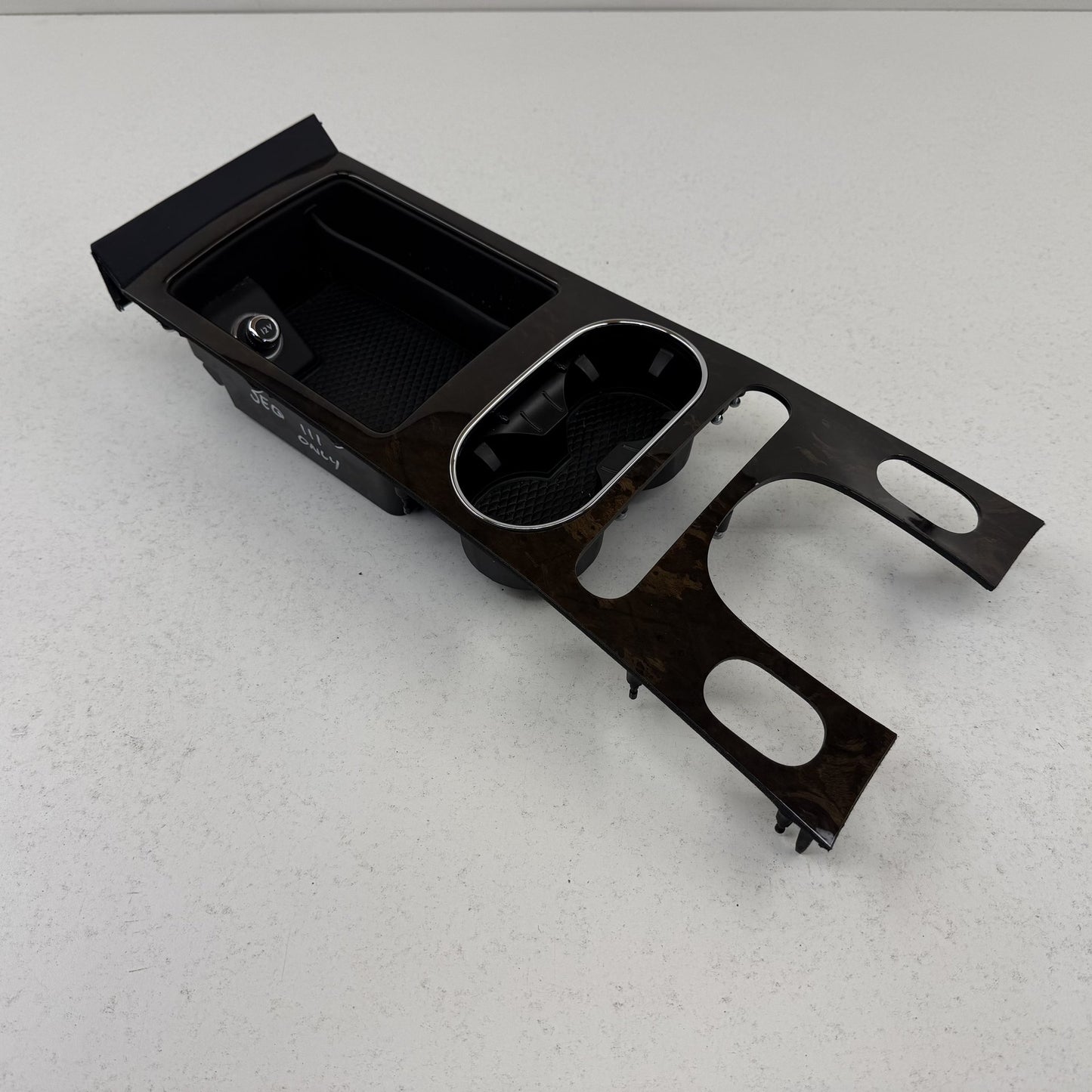 2014-2018 Bentley Flying Spur Center Console Shifter Trim Cup Holder Storage OEM