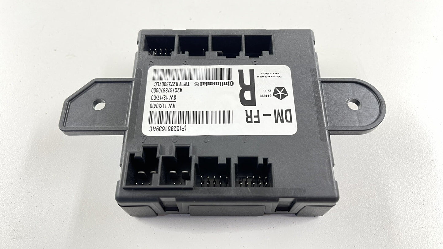 14-16 MASERATI GHIBLI PASSENGER RIGHT FRONT DOOR CONTROL MODULE 52851639AC OEM