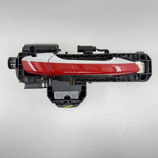 08-14 Mercedes W204 C250 Passenger Right Rear Exterior Door Handle Mars Red OEM