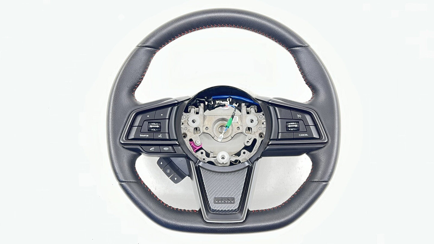 22-26 Subaru WRX Driver Steering Wheel With Paddle Shifters Leather Black OEM