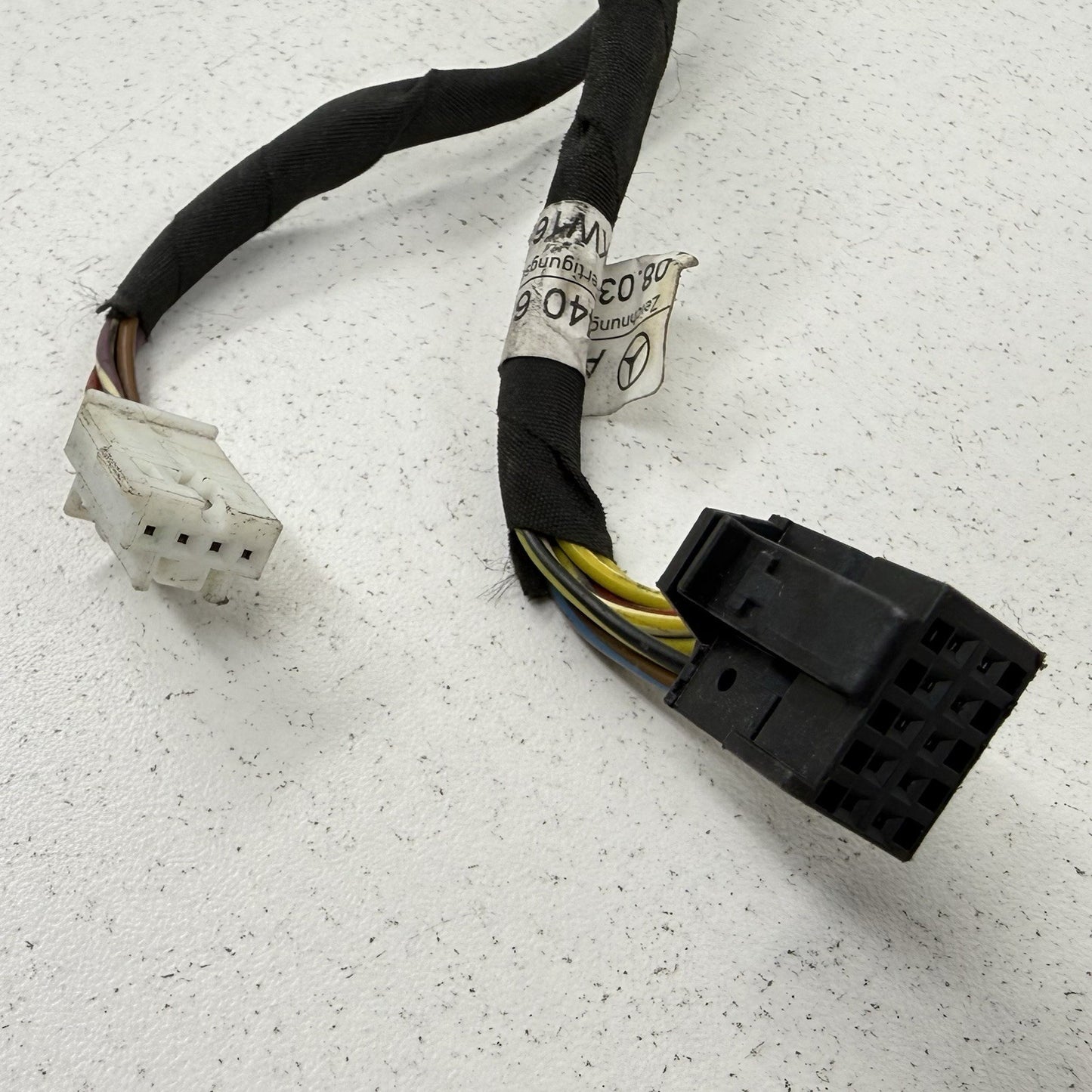 14-16 Mercedes W212 E350 Rear Bumper Wire Harness W/ Parking Sensors OEM