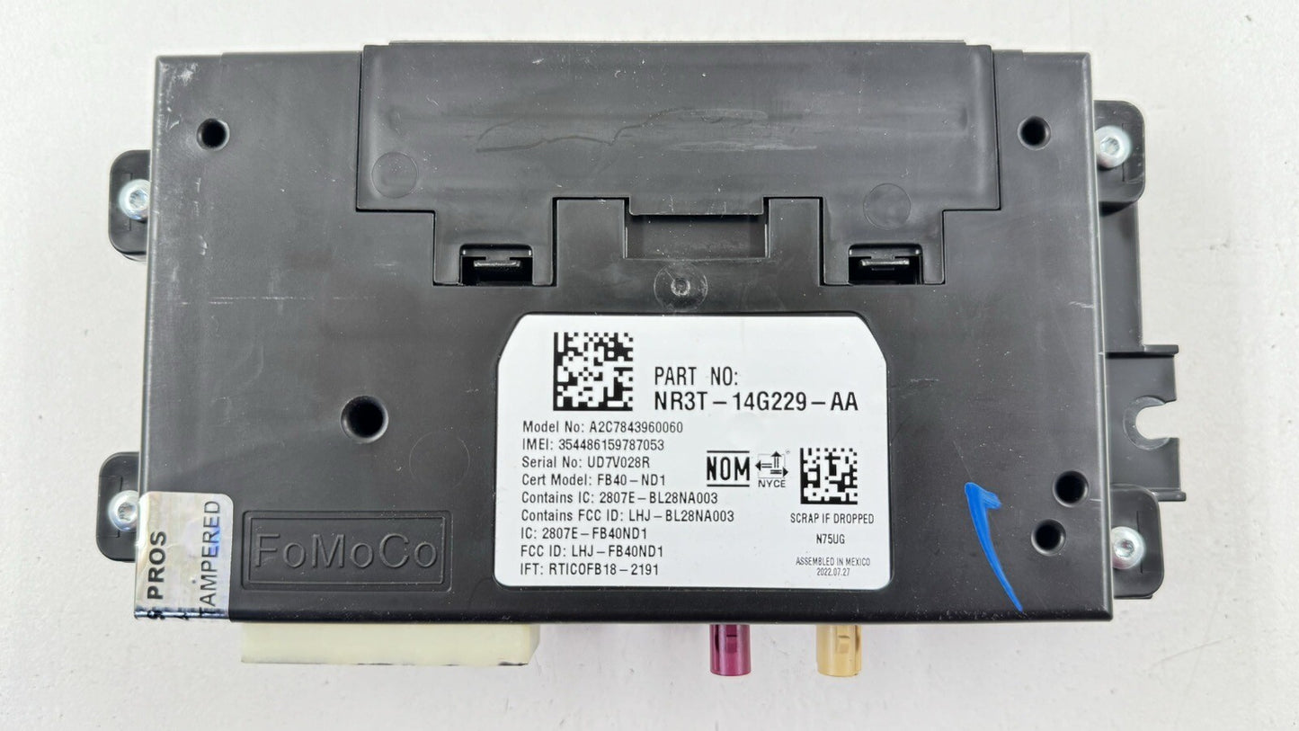 18-23 FORD MUSTANG GT TELEMATICS COMMUNICATION CONTROL MODULE NR3T-14G229-AA OEM