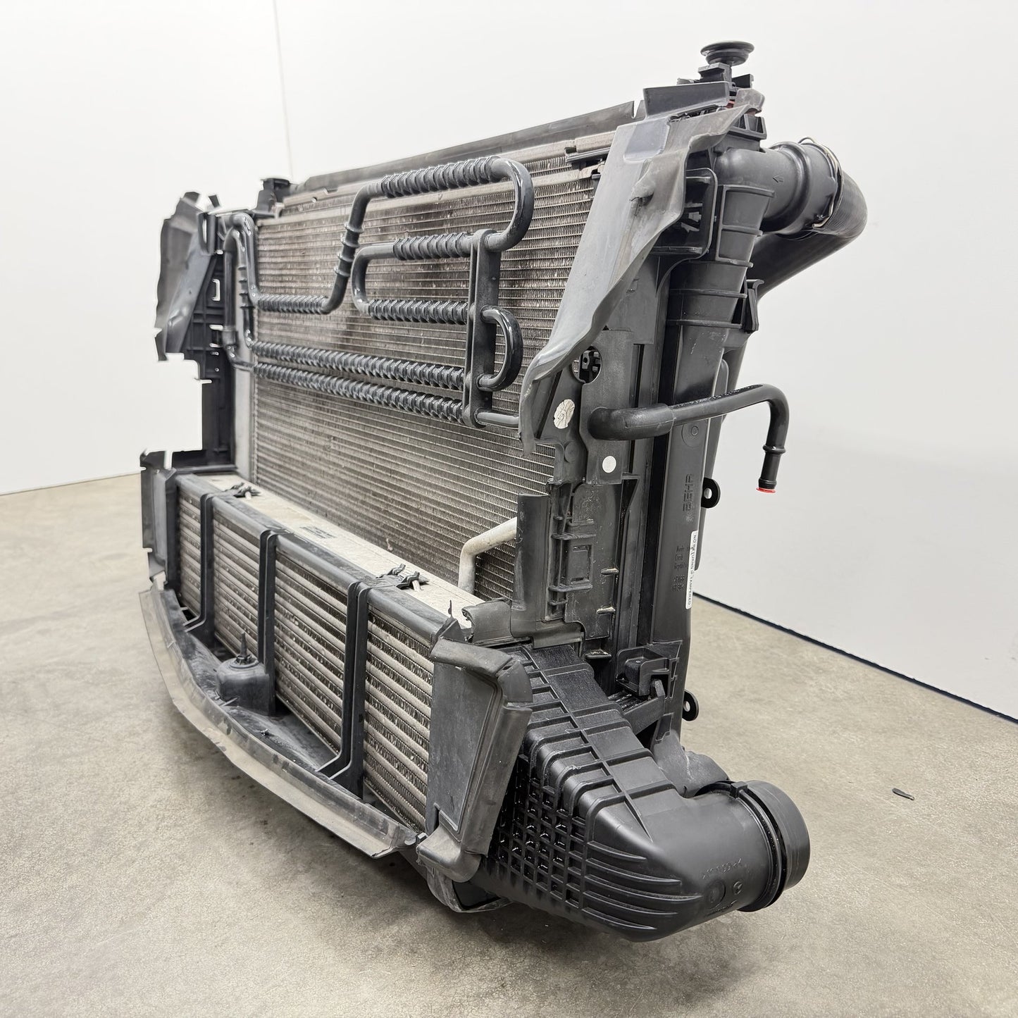 2012-2014 Mercedes C250 W204 Radiator Support Cooling Pack Rebar Assembly OEM