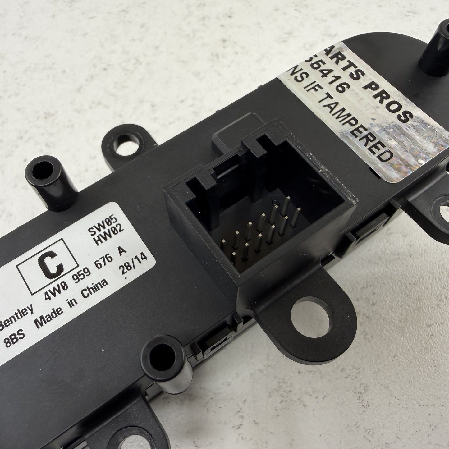 2014-2018 Bentley Flying Spur Center Console Control Switch Panel 4W0959676A OEM