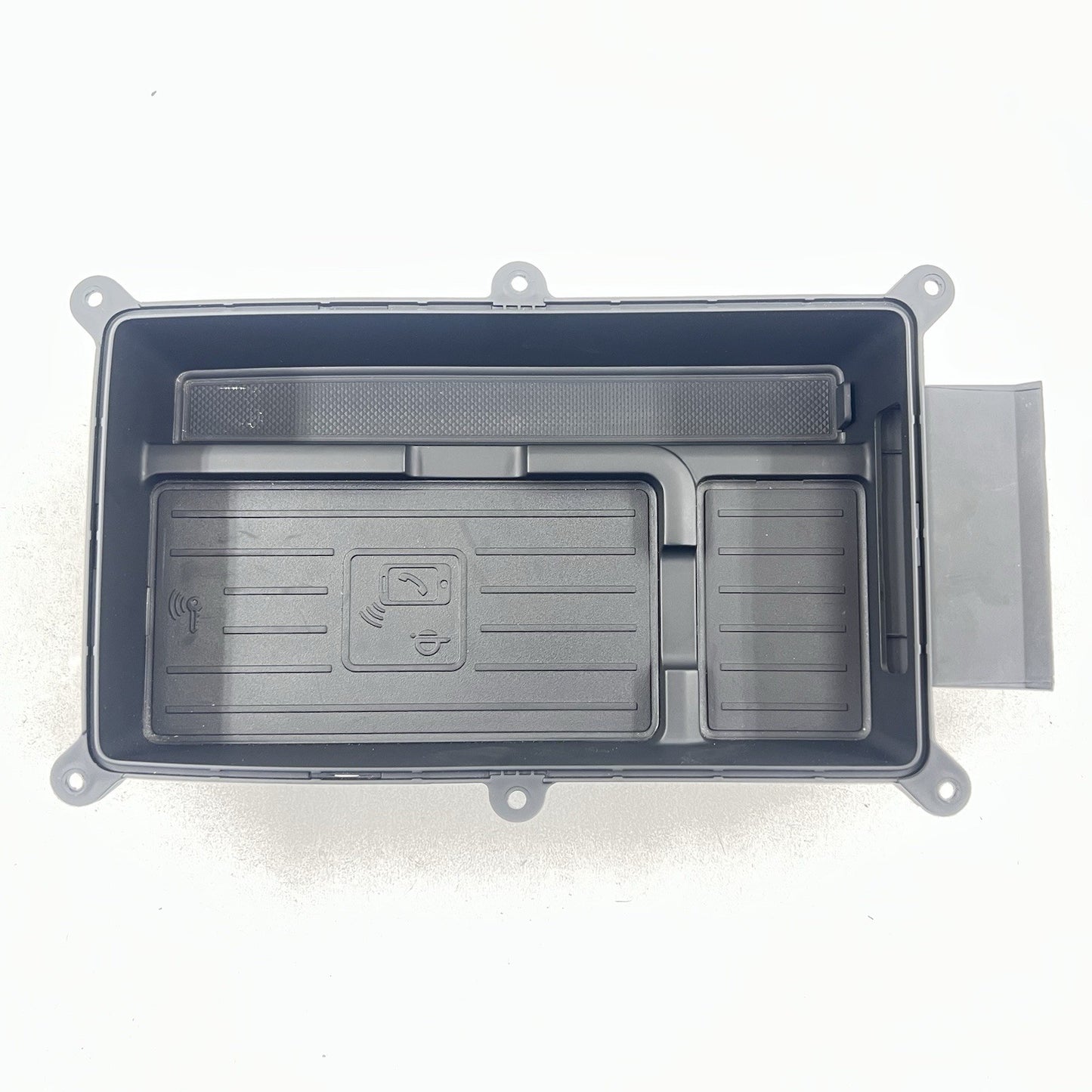 20-24 AUDI A4 CENTER CONSOLE WIRELESS CHARGE PHONE CHARGING W/ SURROUND TRIM OEM