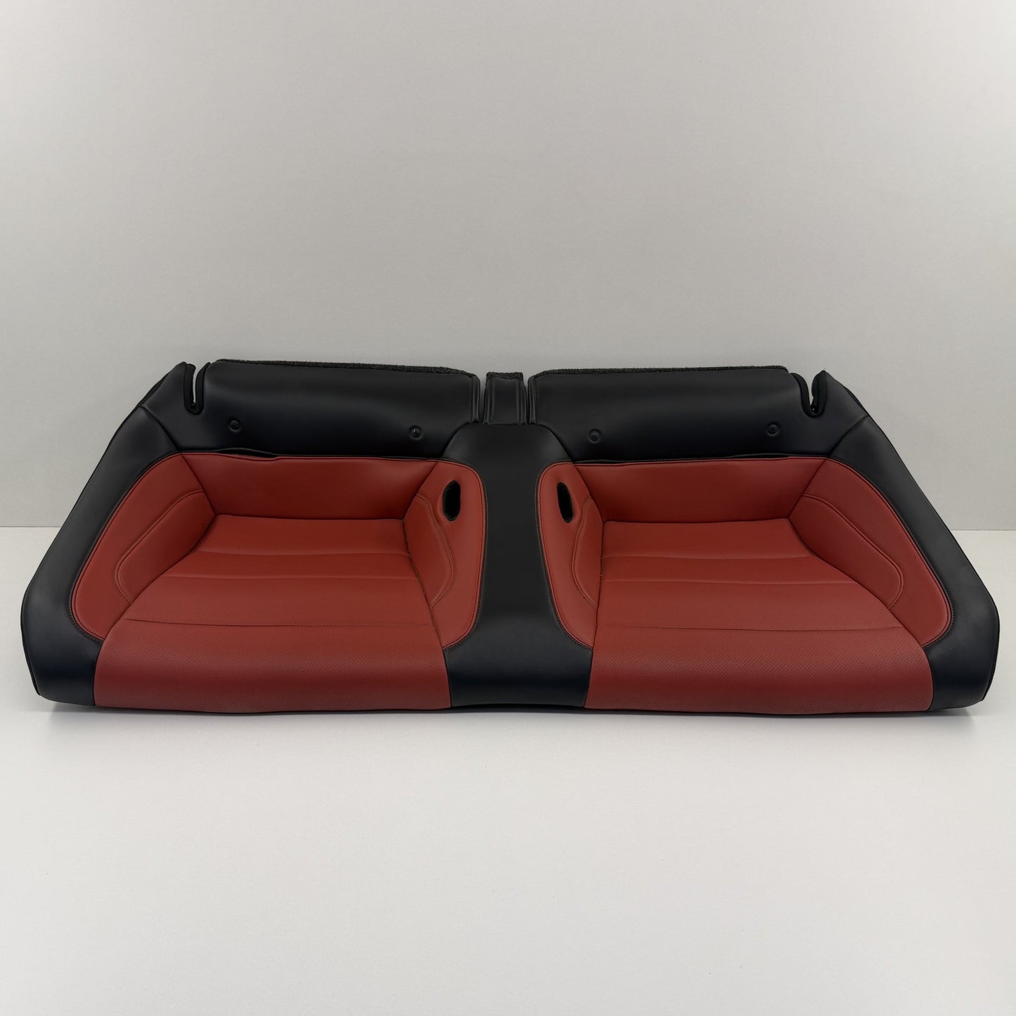 2015-2023 Ford Mustang GT Coupe Rear Seat Set Upper Lower Cushion Red Line OEM
