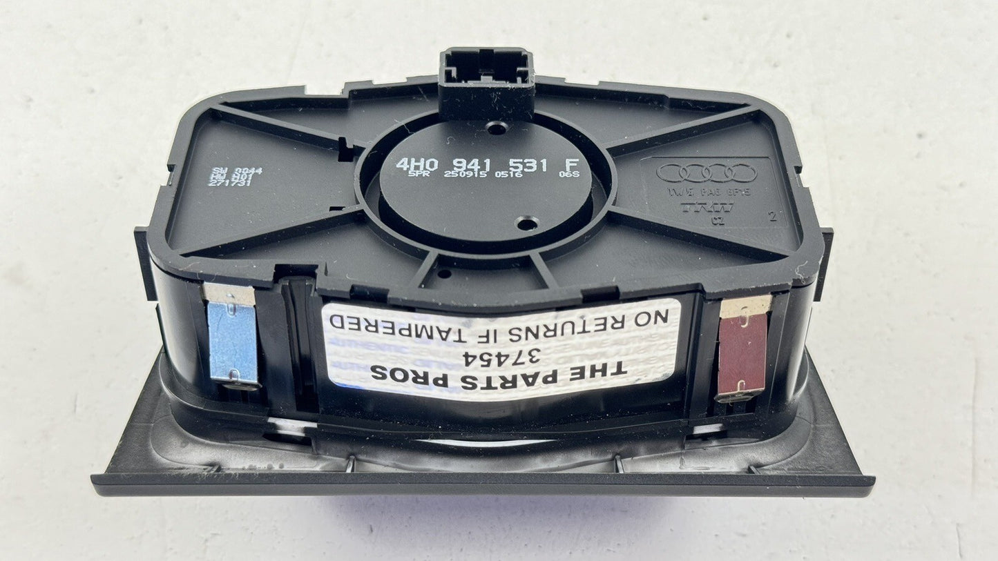 15-18 AUDI A8 HEADLIGHT HEAD LIGHT LAMP CONTROL SWITCH 4H0941531F OEM