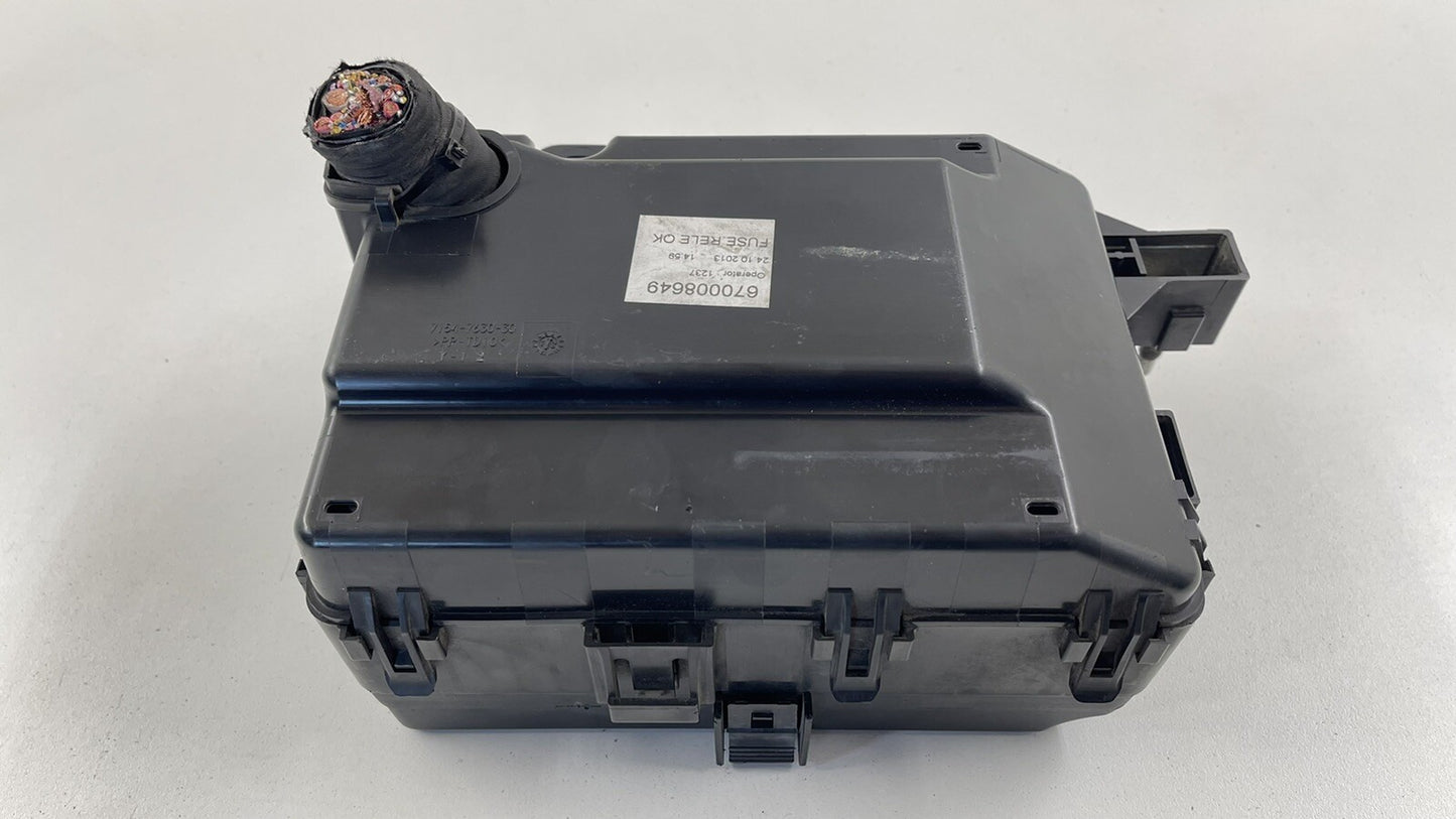 14-15 MASERATI GHIBLI M157 ENGINE BATTERY FUSE RELAY JUNCTION BOX 670008649 OEM