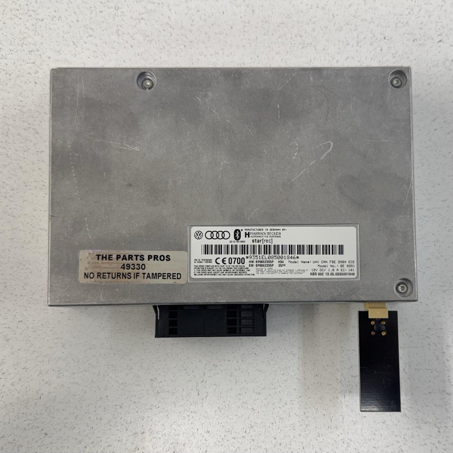 08-15 Audi R8 TT Bluetooth Communication Interface Module 8P0862335P OEM