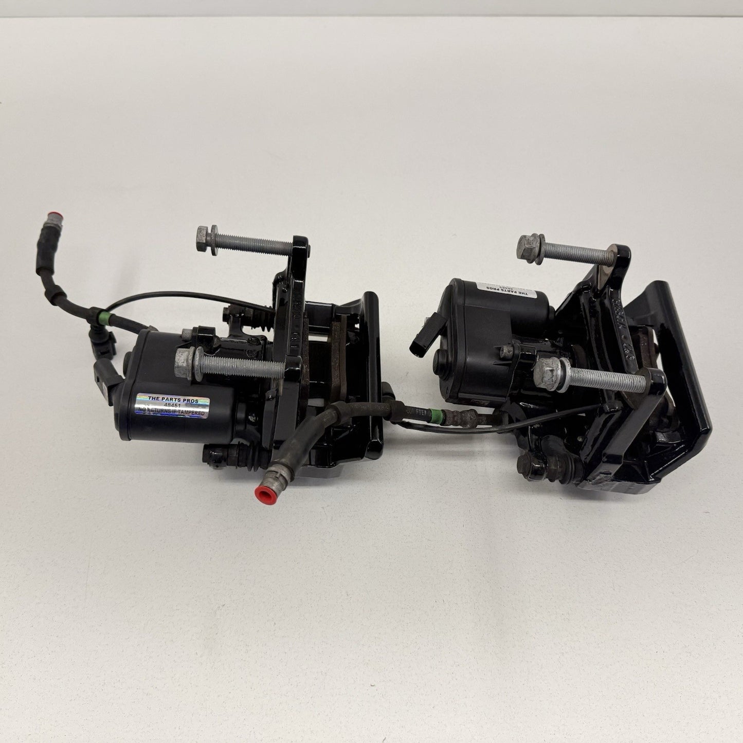 13-18 Bentley Flying Spur Rear Brake Caliper Parking Brake Actuator Pair OEM