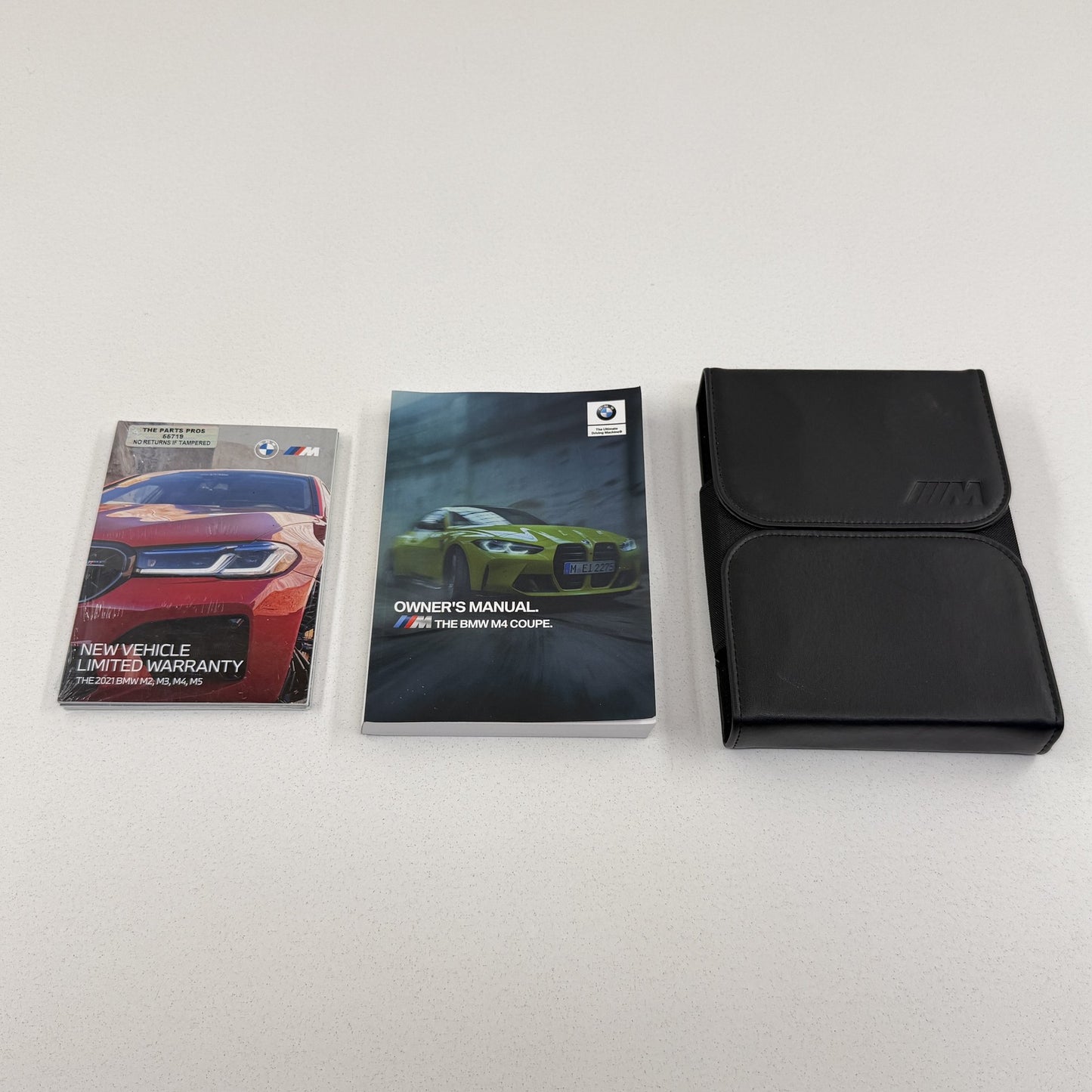 2021 BMW M4 Competition G82 Vehicle Operator Owner's Manual Set With Case OEM