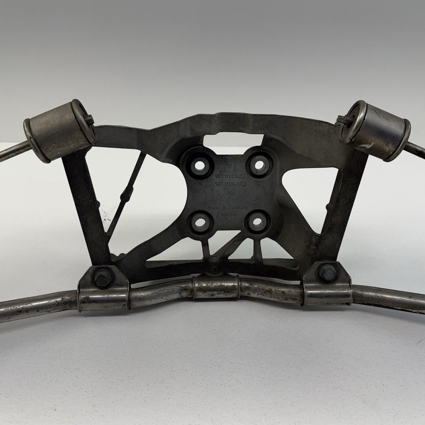 05-08 Porsche Boxster Cayman 987 Rear Exhaust Muffler Support Mount Bracket OEM