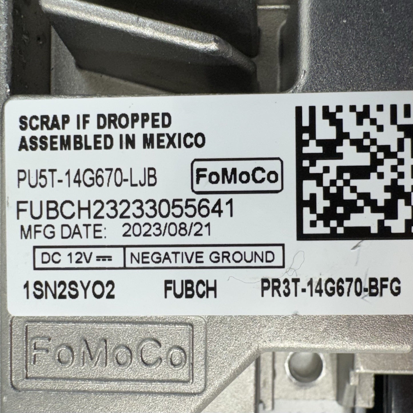 24-25 Ford Mustang Communication Sync Module PR3T-14G670-BFR PU5T-14G670-LJB OEM