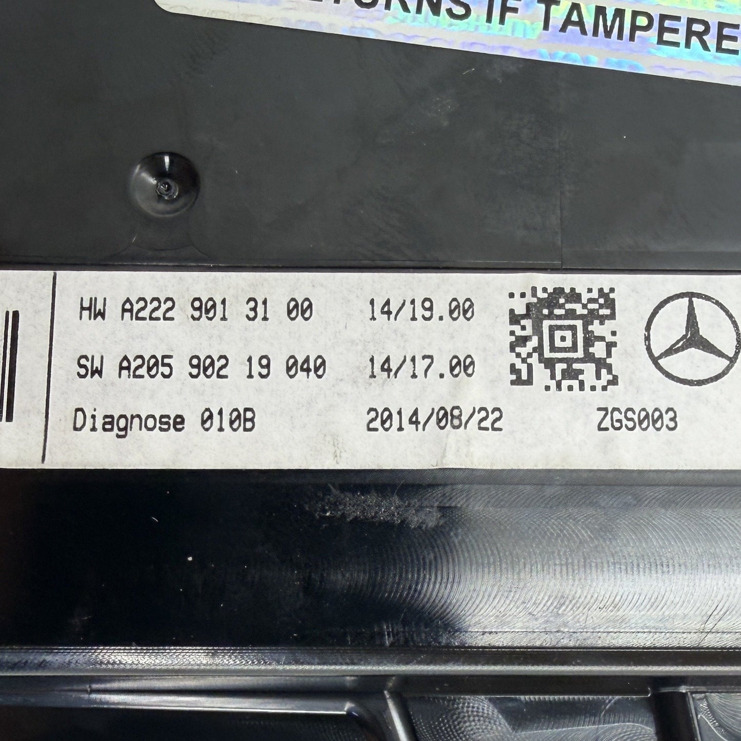 2014-2017 Mercedes-Benz S550 W222 HUD Head Up Display Screen 2229013100 OEM