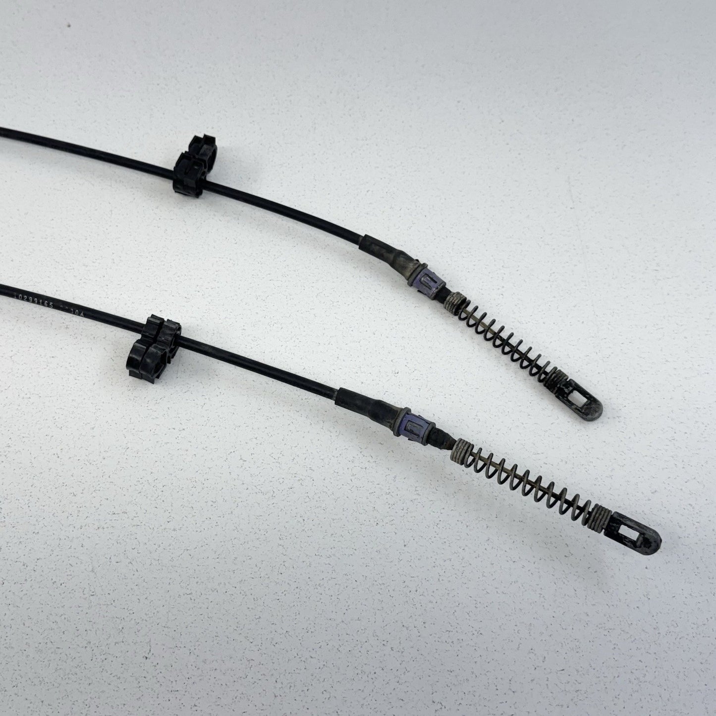 97-04 Chevrolet Corvette C5 Rear Emergency Parking Brake Cable Pair OEM