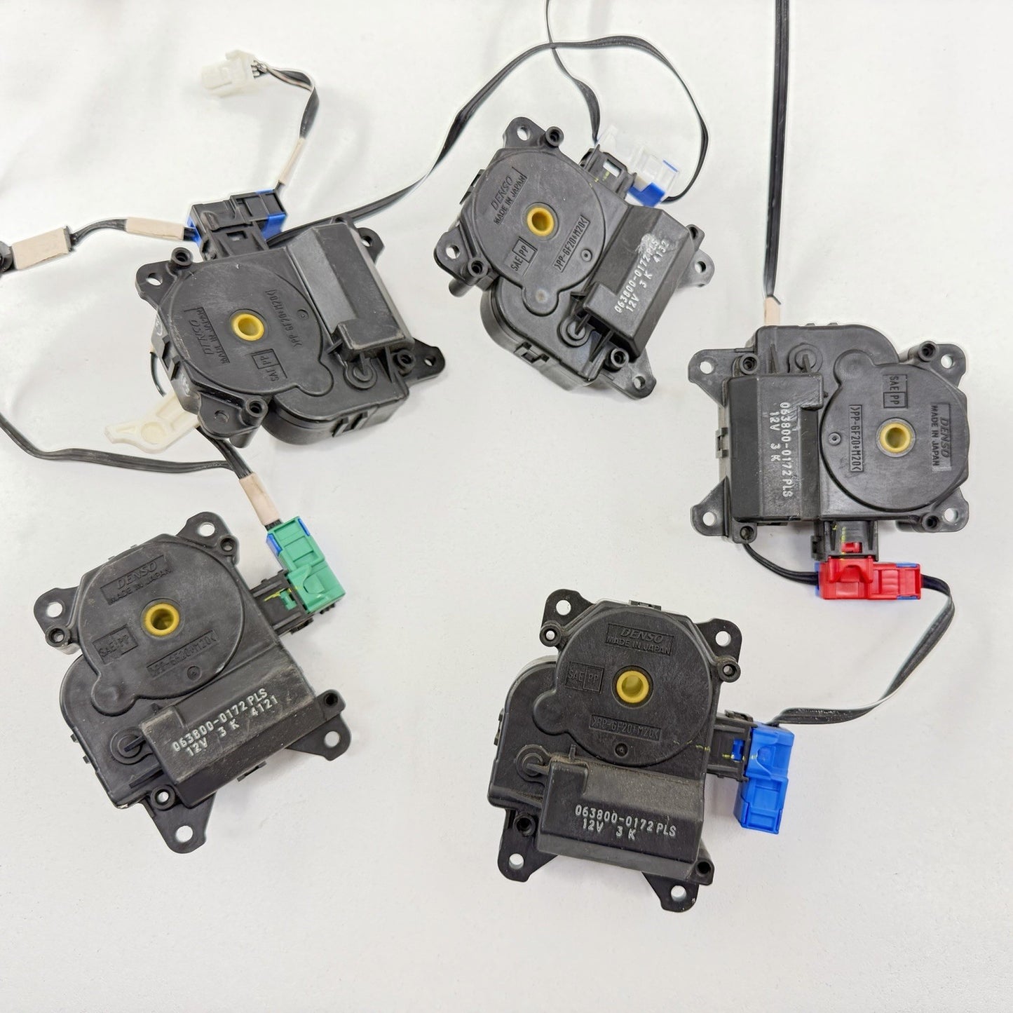08-14 Lexus IS F HVAC Box Heater AC Flap Motor Air Mix Actuator Set OEM