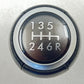 15-21 SUBARU WRX 6 SPEED GEAR SHIFT KNOB LEATHER BLACK OEM