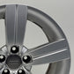 08-10 Audi TT 17" 17x8 Wheel Rim 5 Spoke Silver 8J0601025C Factory OEM