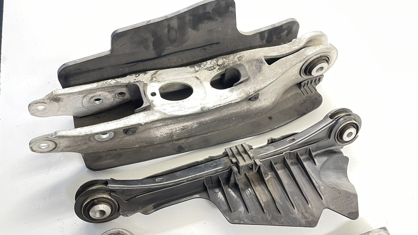 17-20 AUDI A4 S4 DRIVER LEFT REAR CONTROL ARM SUSPENSION SET OEM