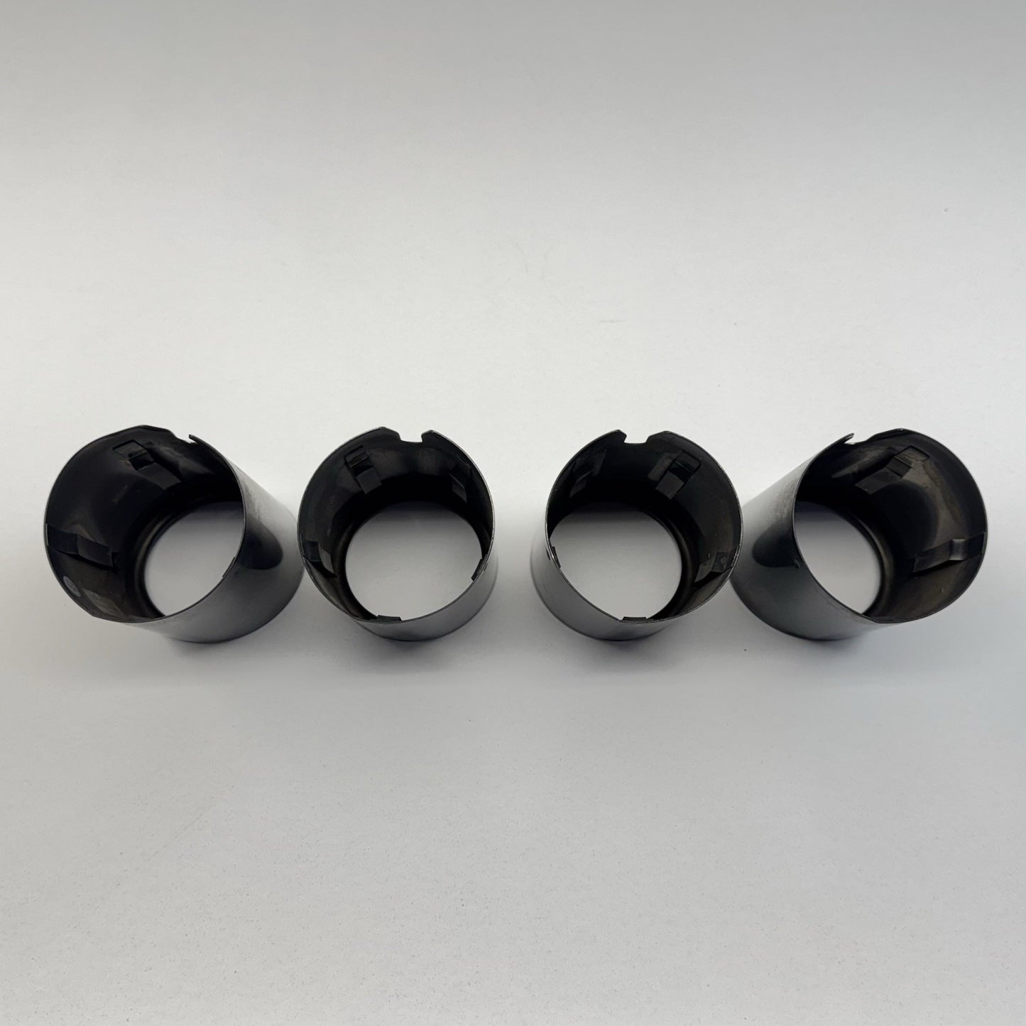 19-21 BMW M2 F87 Competition Rear Muffler Exhaust Tip Set Black 7853892 OEM