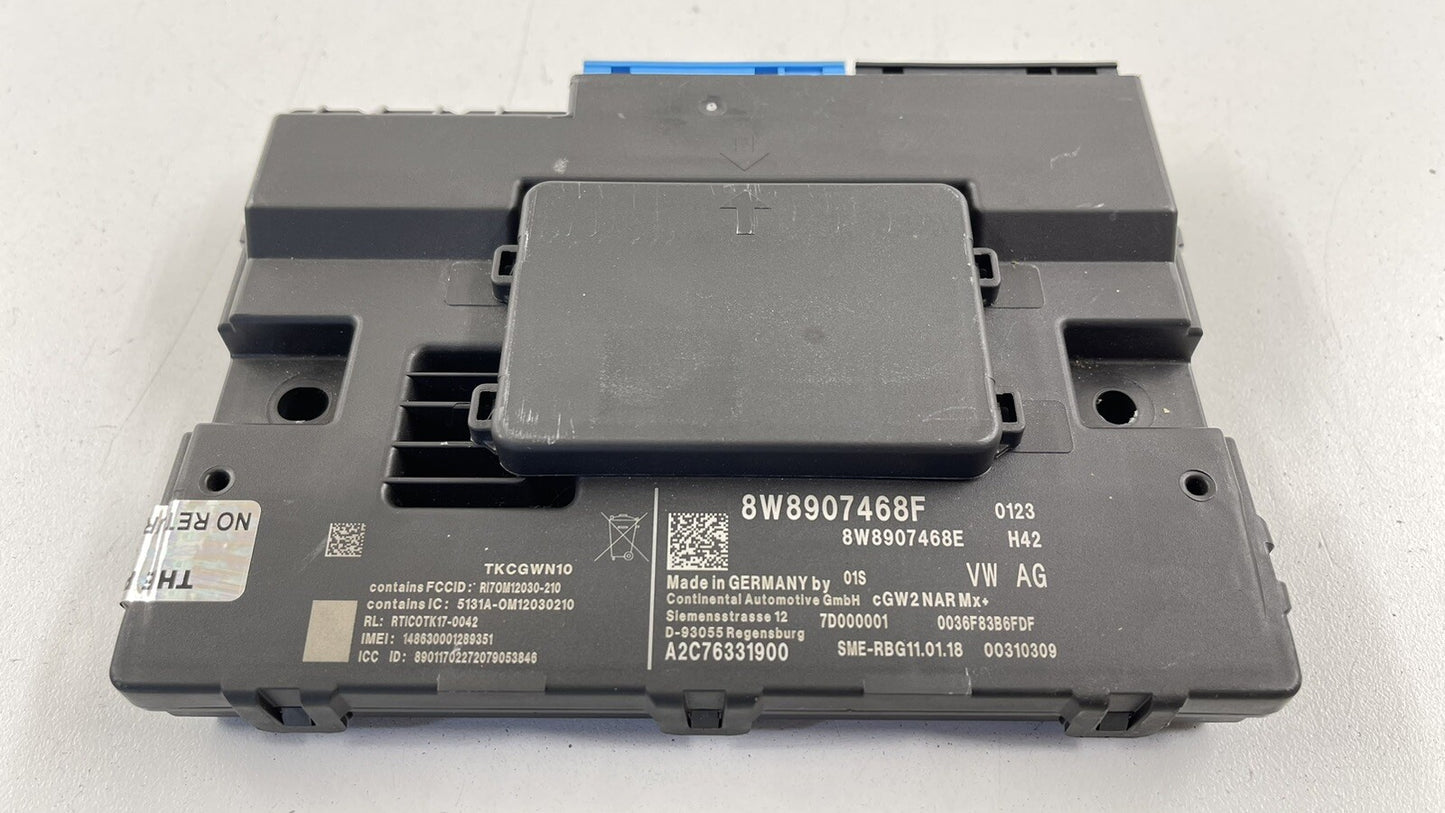 17-20 AUDI A4 S4 A5 S5 INTERFACE GATEWAY CONTROL MODULE 8W8 907 468 F OEM