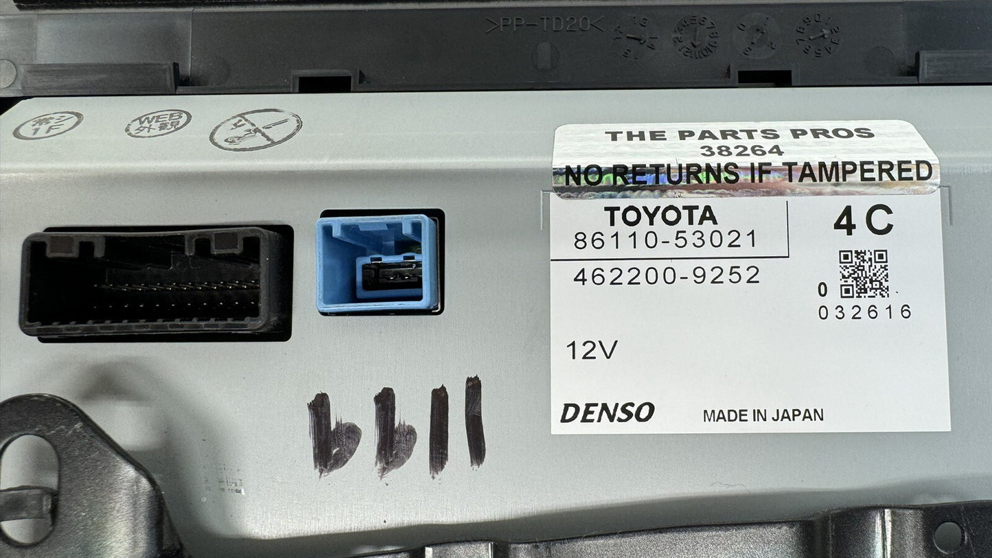 15-16 LEXUS RC F CENTER DASH NAVIGATION DISPLAY SCREEN 86110-53021 OEM