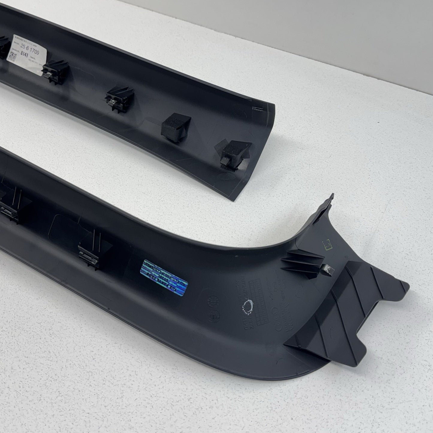 17-23 Audi R8 Lower A Pillar Trim Panel Cover Pair Left & Right OEM