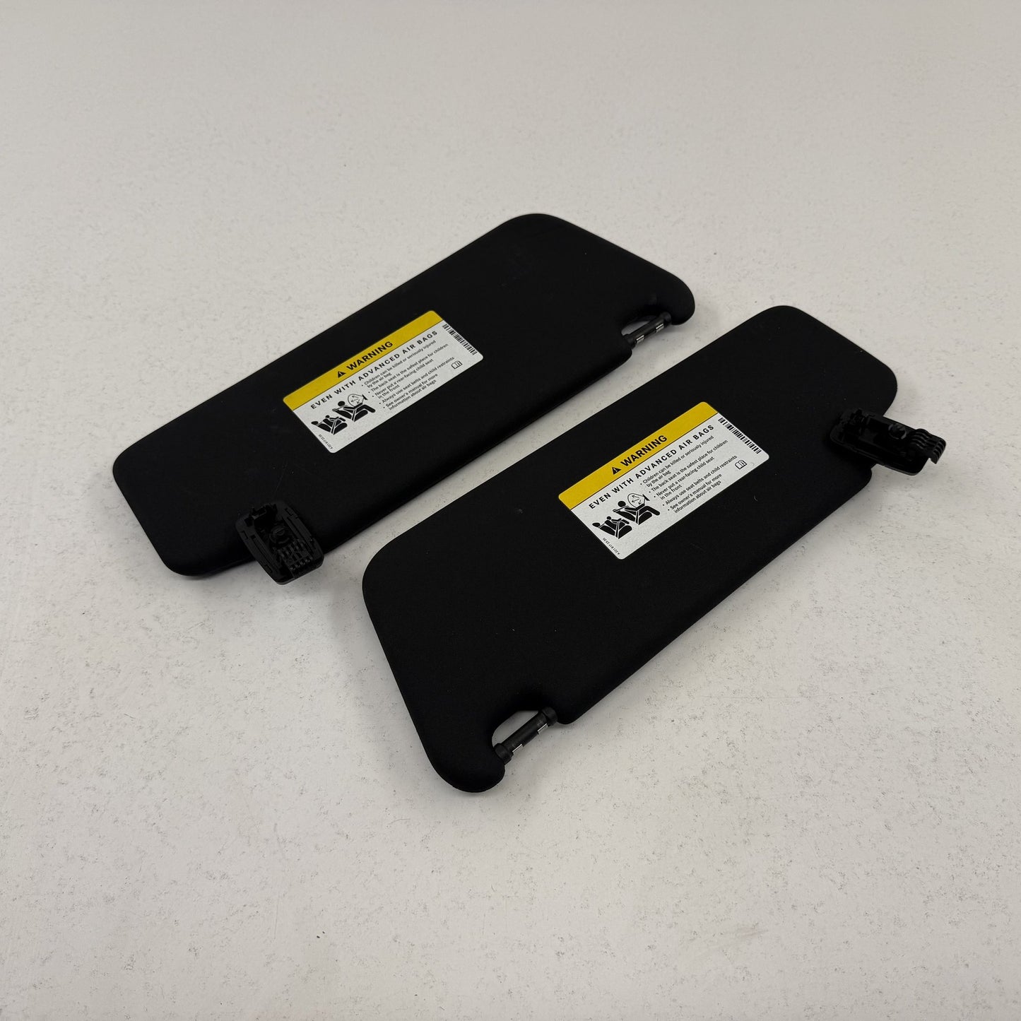 2008-2014 Mercedes C250 W204 Sunvisor Sun Visor Shade Pair Left Right Black OEM