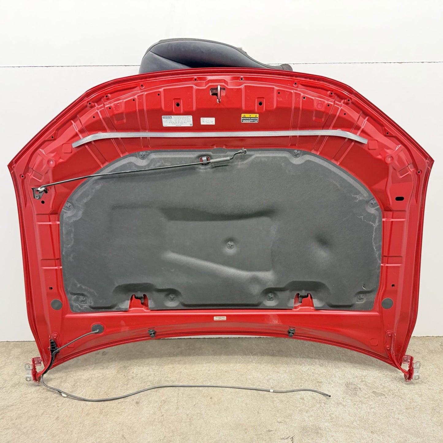 25-26 Toyota Camry Front Hood Panel Complete W/ Hinges Supersonic Red OEM