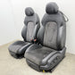 08-15 Audi TT Front Bucket Recaro Power Seat Pair Leather Suede OEM