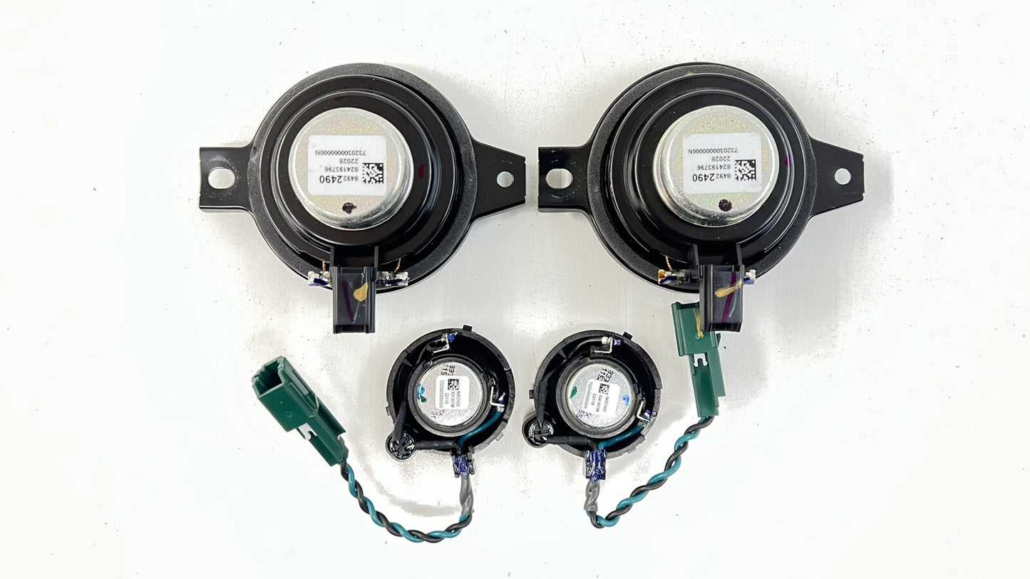 22-24 CADILLAC CT4 V BLACKWING FRONT & REAR LEFT & RIGHT TWEETER SPEAKER SET OEM