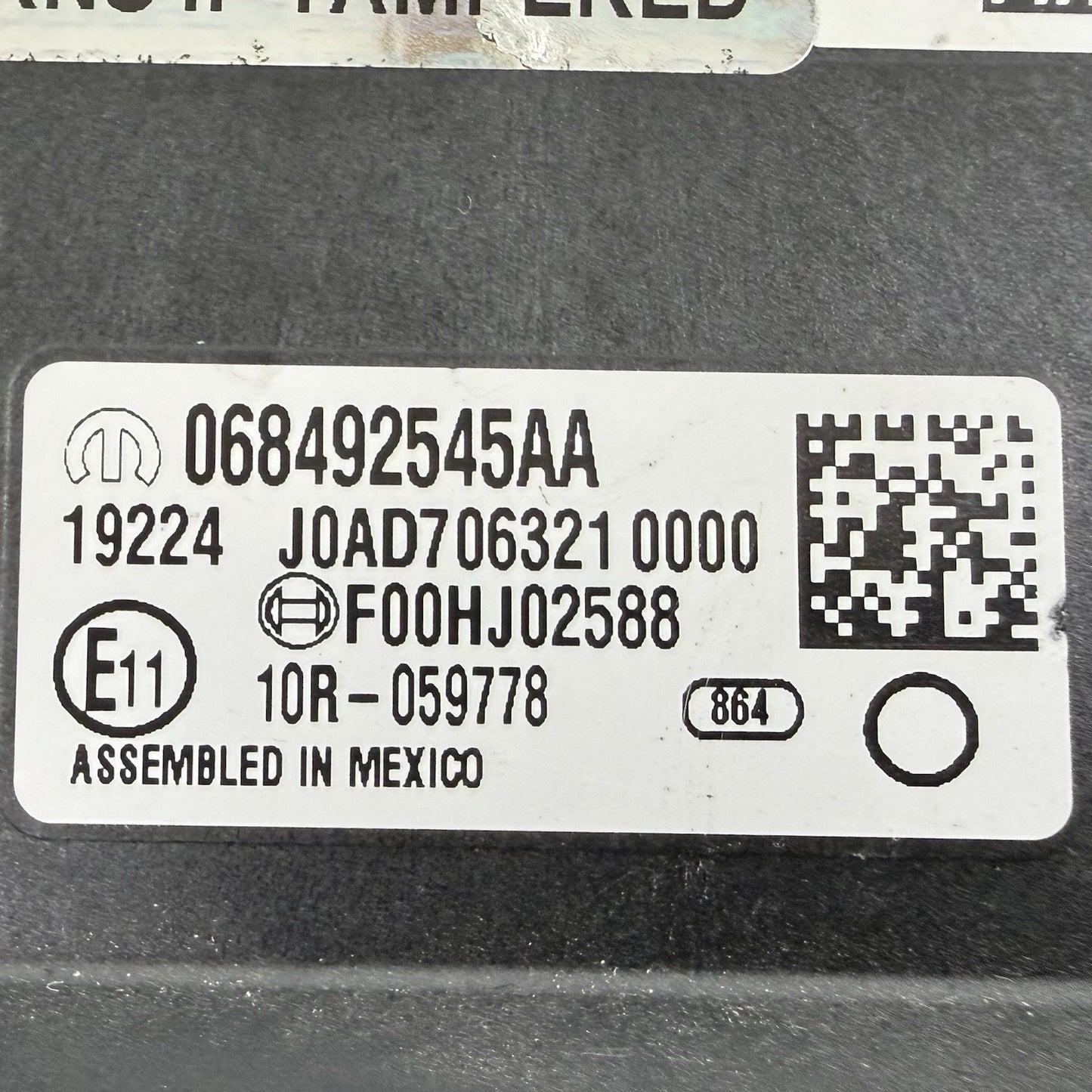 18-23 Dodge Challenger Charger Network Gateway Control Module 068492545AA OEM