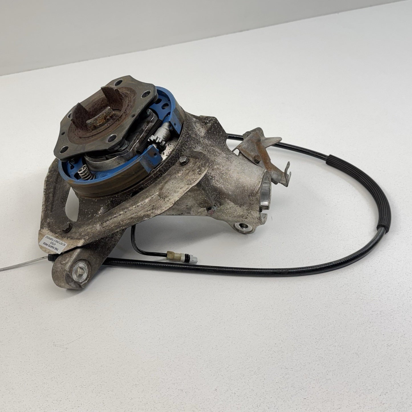 05-12 Porsche Boxster Cayman 987 Left Rear Knuckle Hub W/ Control Arm Set OEM