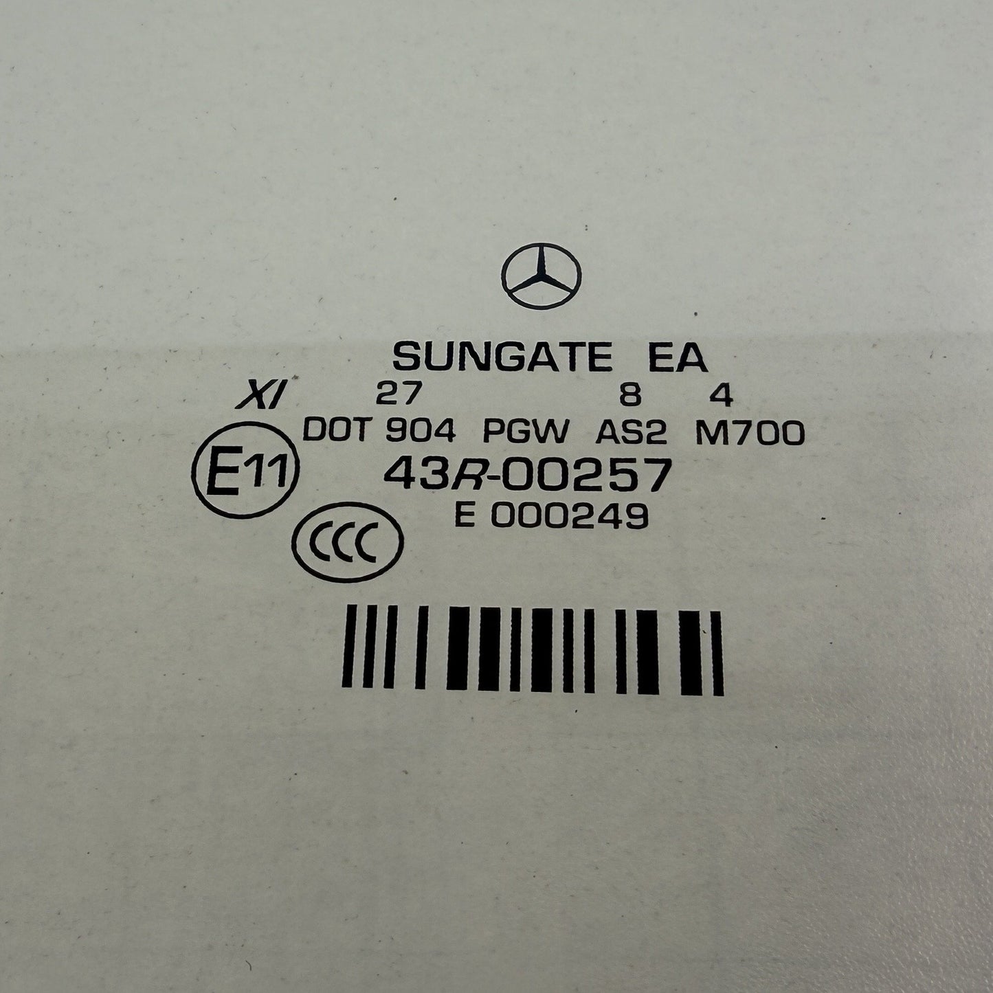 2014-2020 Mercedes-Benz S550 Base W222 Driver Left Front Door Glass Window OEM