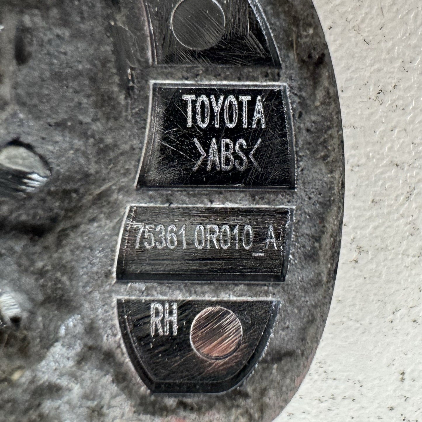 19-25 Toyota RAV4 Right Fender Hybrid Emblem Logo Nameplate 75361-0R010 OEM