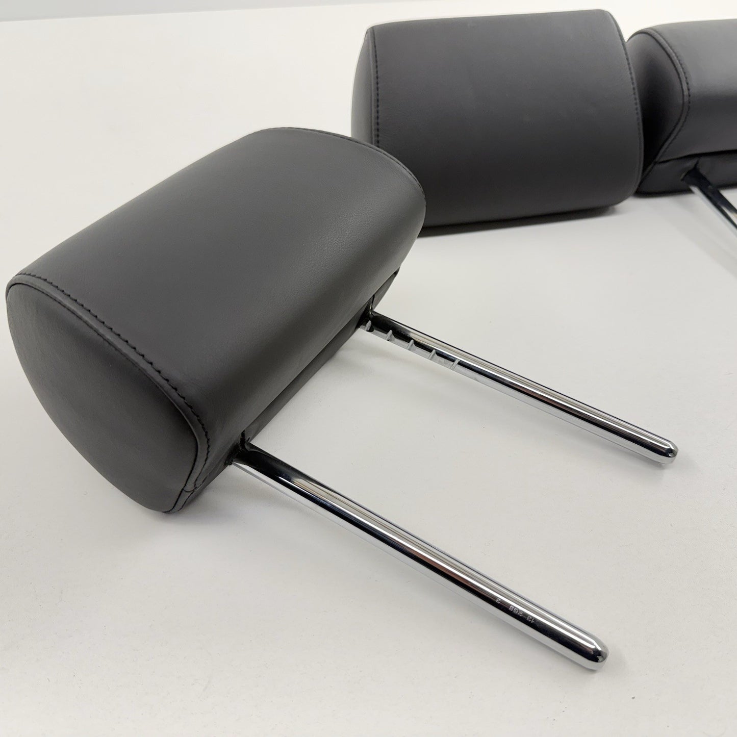 12-16 BMW M5 F10 Rear Seat Back Rest Headrest Head Rest Cushion Set Black OEM