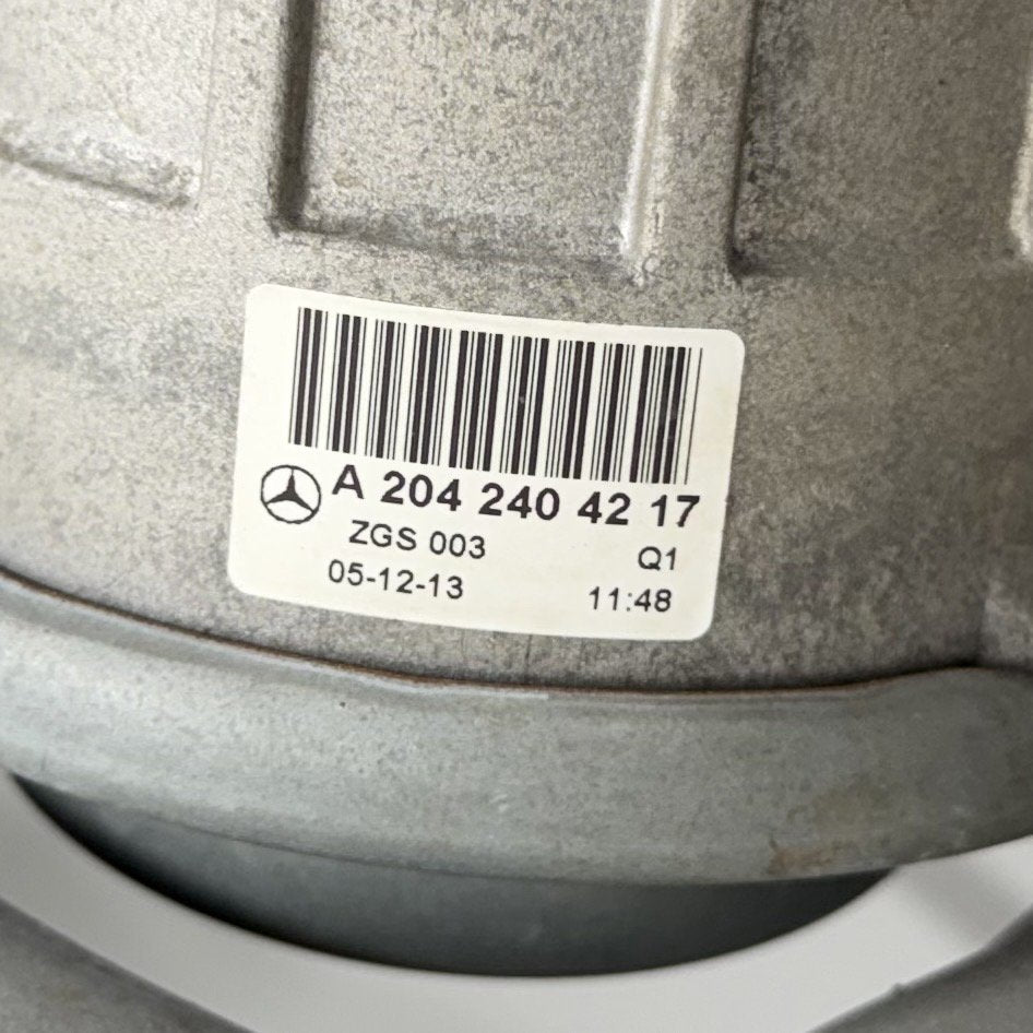 08-14 Mercedes C250 C300 C350 W204 Front Subframe Crossmember Engine Cradle OEM