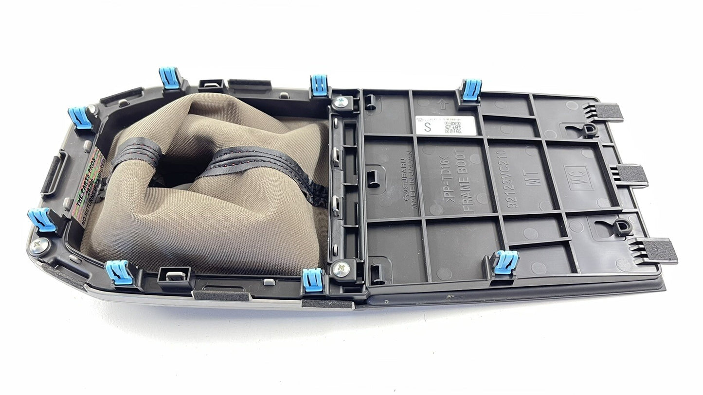 22-23 SUBARU WRX CENTER CONSOLE MANUAL GEAR SHIFT BOOT TRIM COVER 66273VC200 OEM