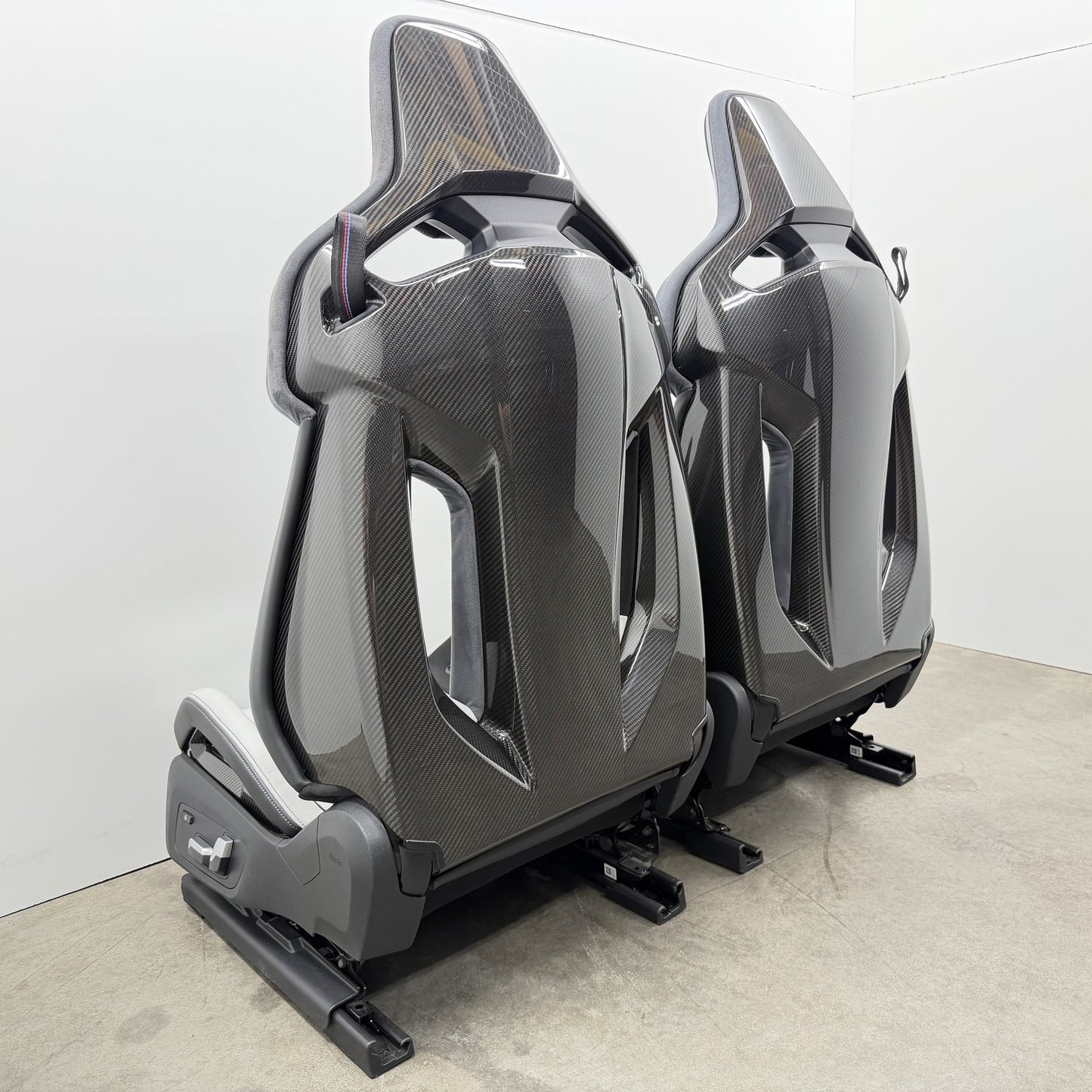 2021-2026 BMW M3 M4 G80 G82 Front Carbon Fiber Bucket Seat Pair Silverstone OEM